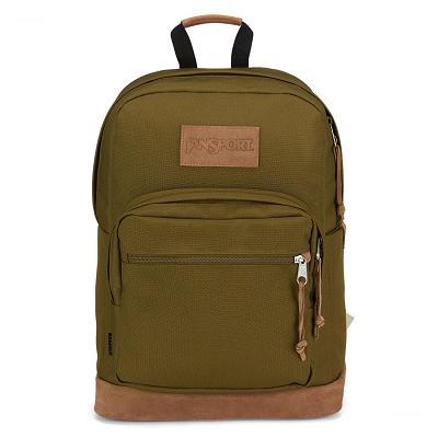 JanSport Right Pack Premium School Backpacks Olive | PH_JS480